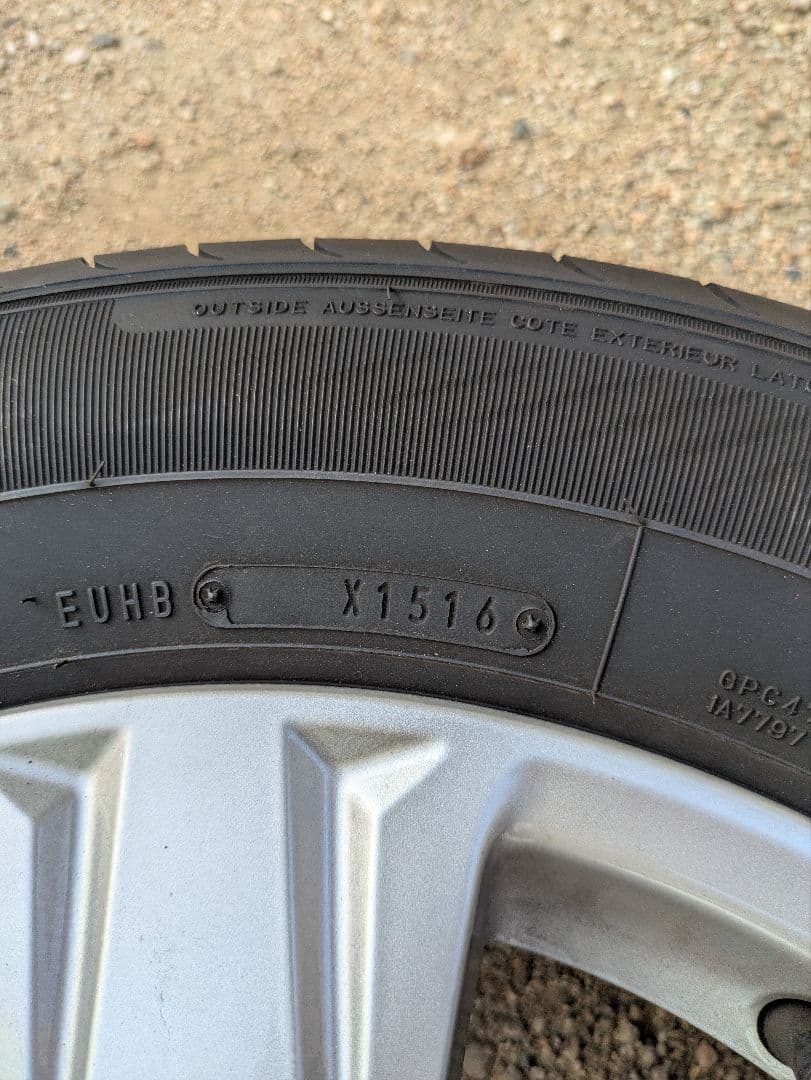 【送料込】トヨタ純正 16㌅アルミホイール＆タイヤ4本ヴェルファイア対応・保管品