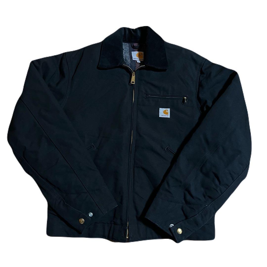 カーハート　デトロイト　USA製　ブラック　S