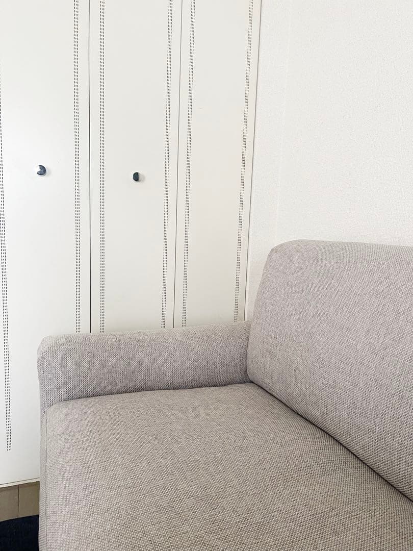 美品　unico TREL ソファ 2.5シーター　ベージュ　ペット対応生地