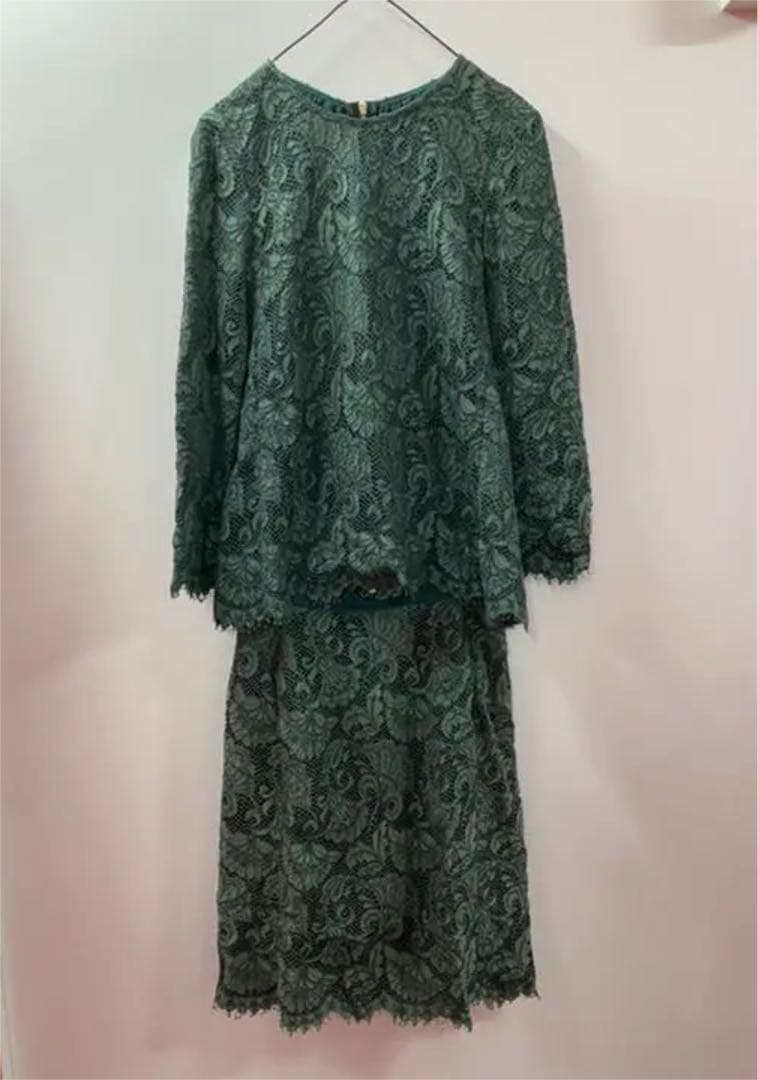 drawer レースブラウス&スカート セットアップ