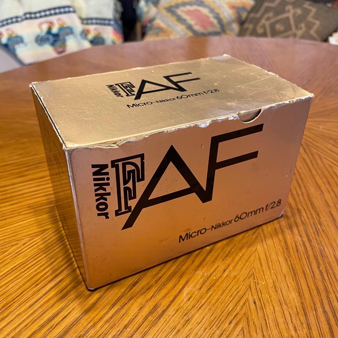AF MICRO NIKKOR 60mm f/2.8 ニコン　レンズ　箱入り