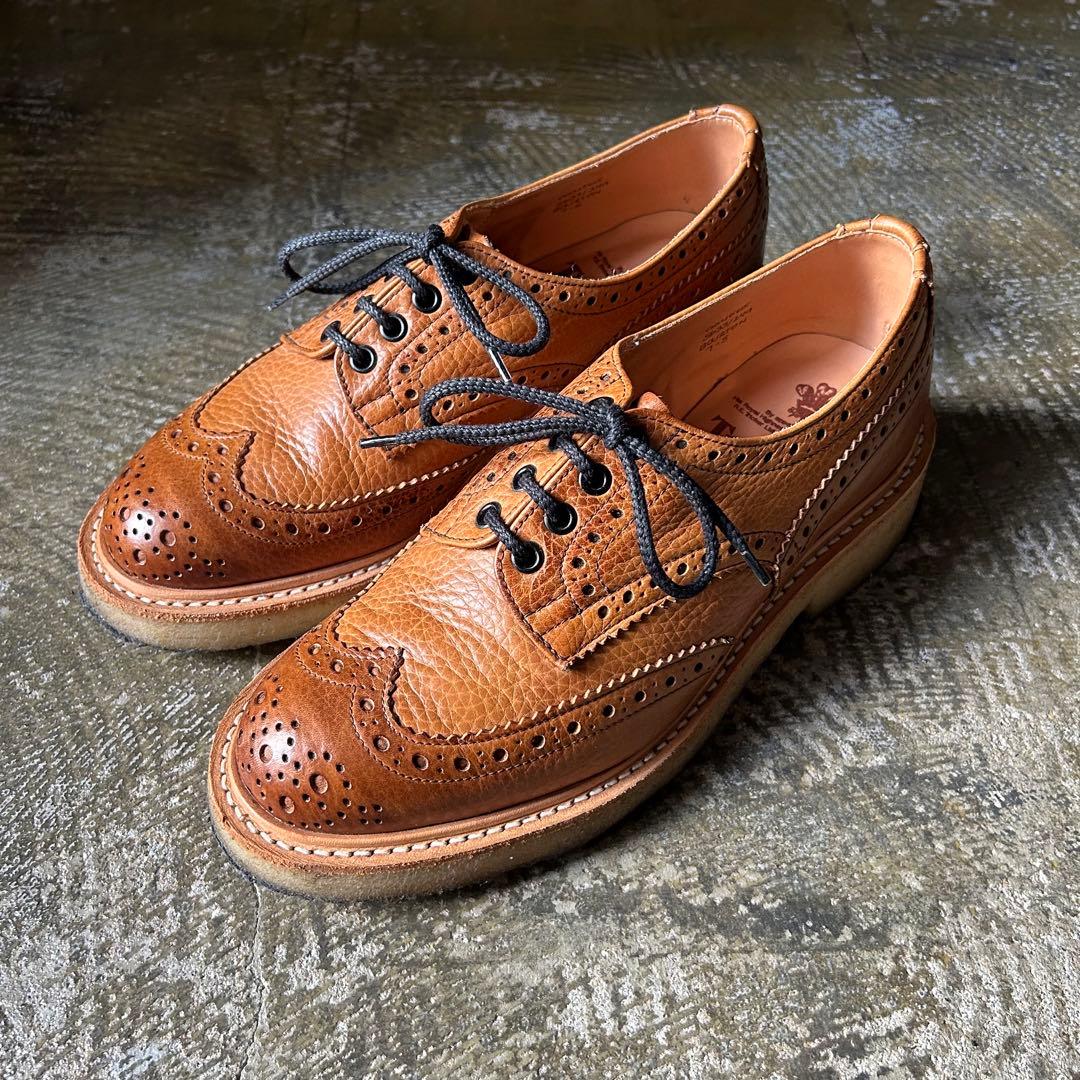 Trickers トリッカーズ ウィングチップ ローカット　サイズUK7