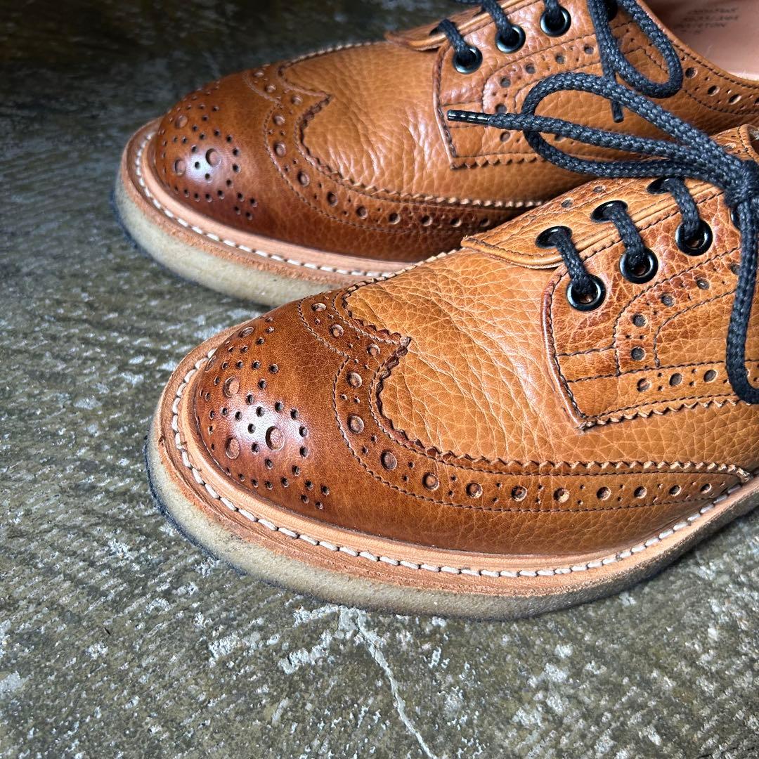 Trickers トリッカーズ ウィングチップ ローカット　サイズUK7