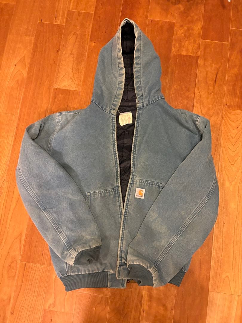 80s Carhartt アクティブジャケット レアカラー XL表記 実寸M程