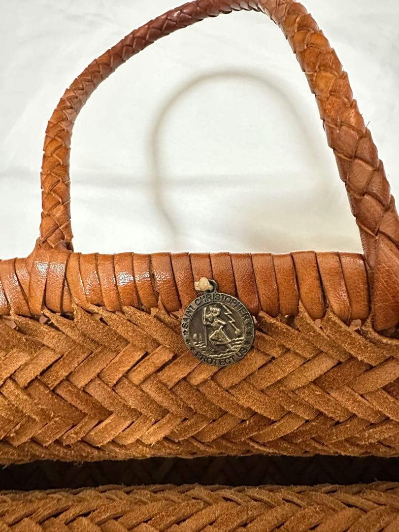 dragon ドラゴン　レザーメッシュバッグ　スモール