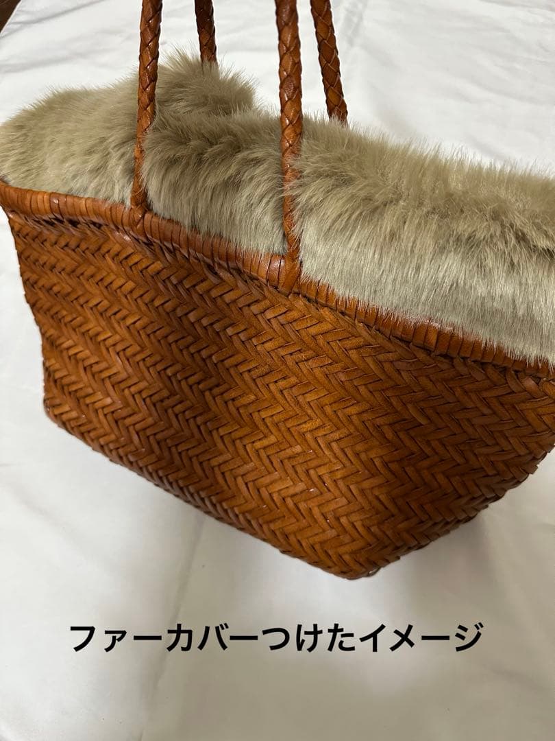 dragon ドラゴン　レザーメッシュバッグ　スモール