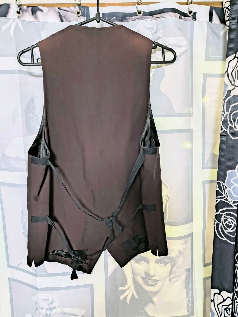 ANN DEMEULEMEESTER ダークパープル ベスト 34