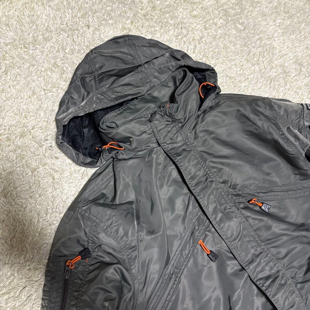 珍品 Y2K 00s vintage airwalk ma1素材 変形ジャケット