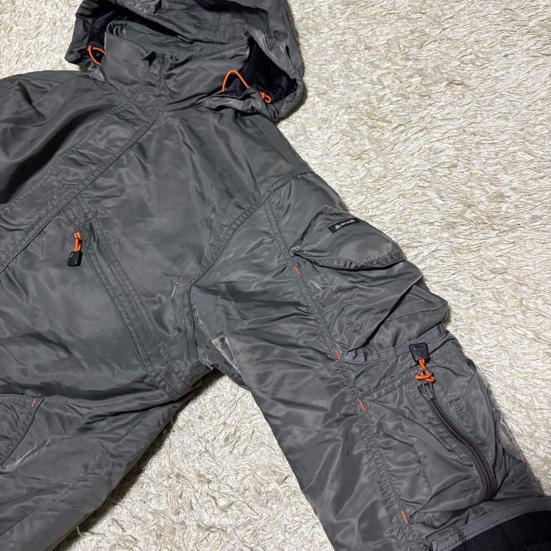 珍品 Y2K 00s vintage airwalk ma1素材 変形ジャケット