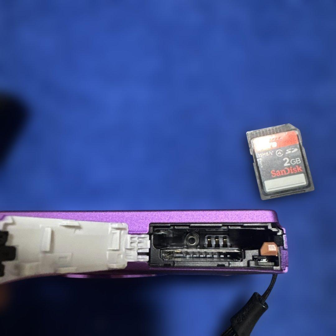 『美品』Canon IXY 430F パープル デジカメ 本体充電器付き