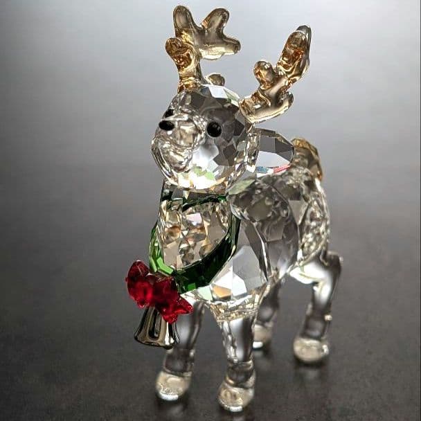 スワロフスキー　「サンタのトナカイ」　5532575　置物