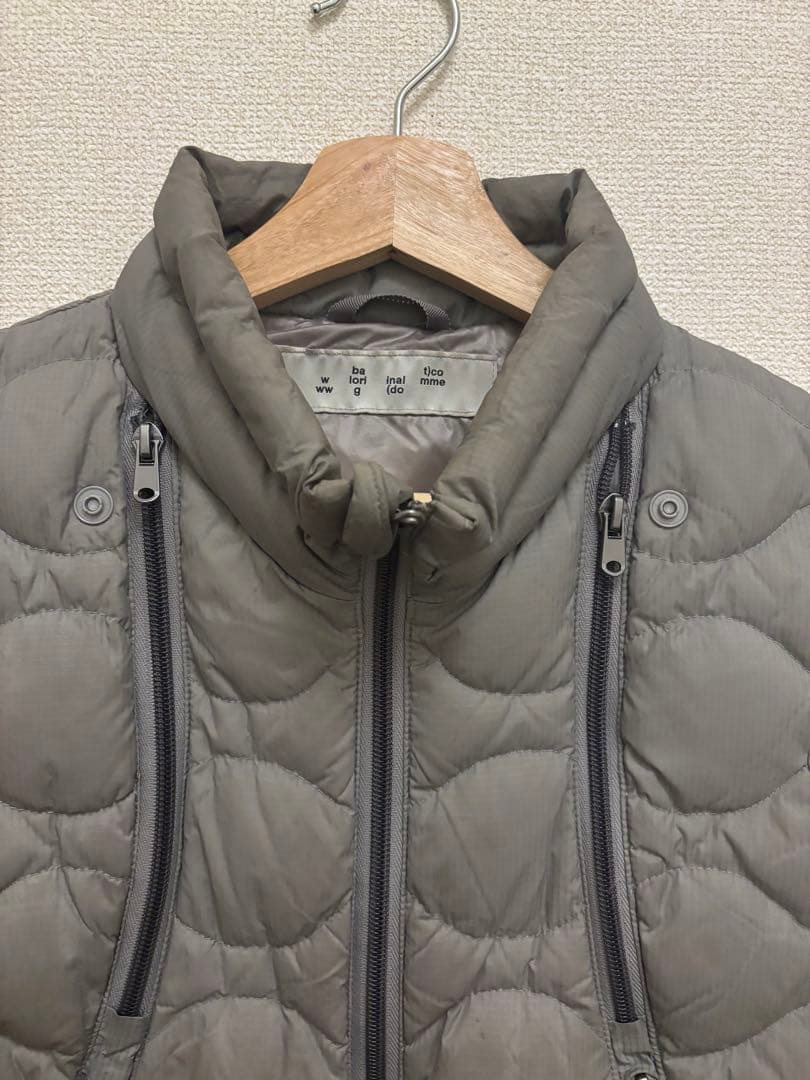 ダウン BAL バル REMOVABLE SLEEVE DOWN JACKET