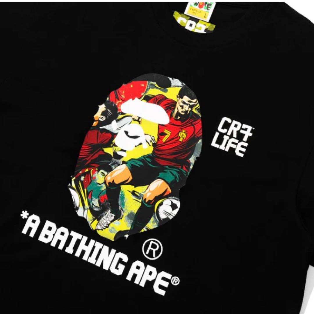 トップス BAPE CR7 LIFE GRAPHIC RELAXED FIT TEE