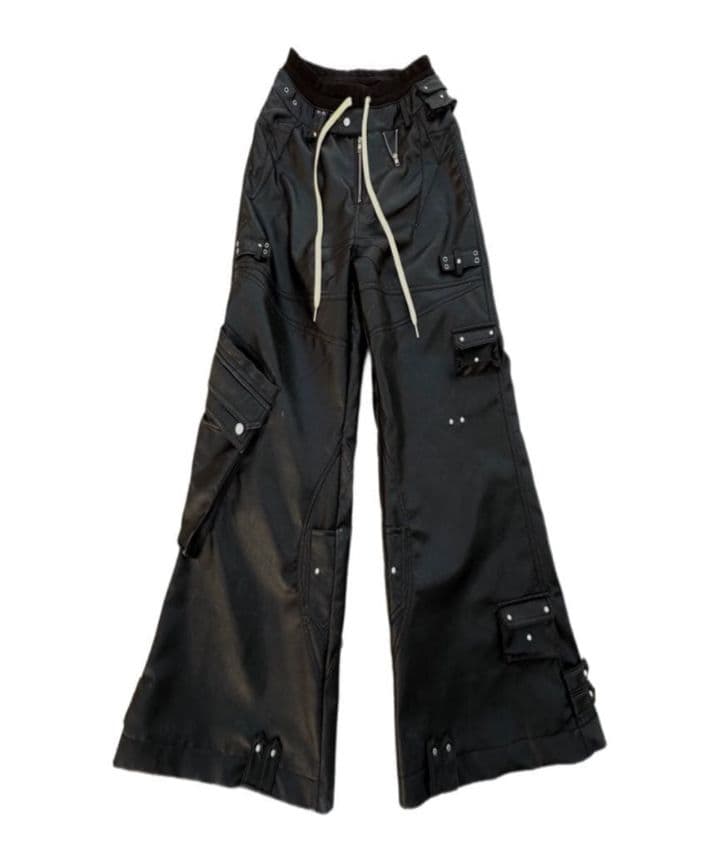 【新品】COZY WORLDWIDE コジーワールドワイドレザーカーゴパンツ S