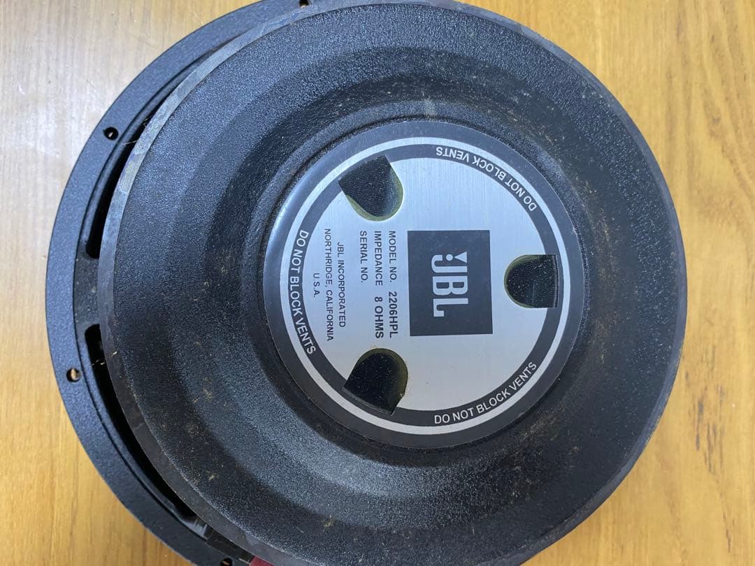 JBL 2206HPL スピーカー 8Ω