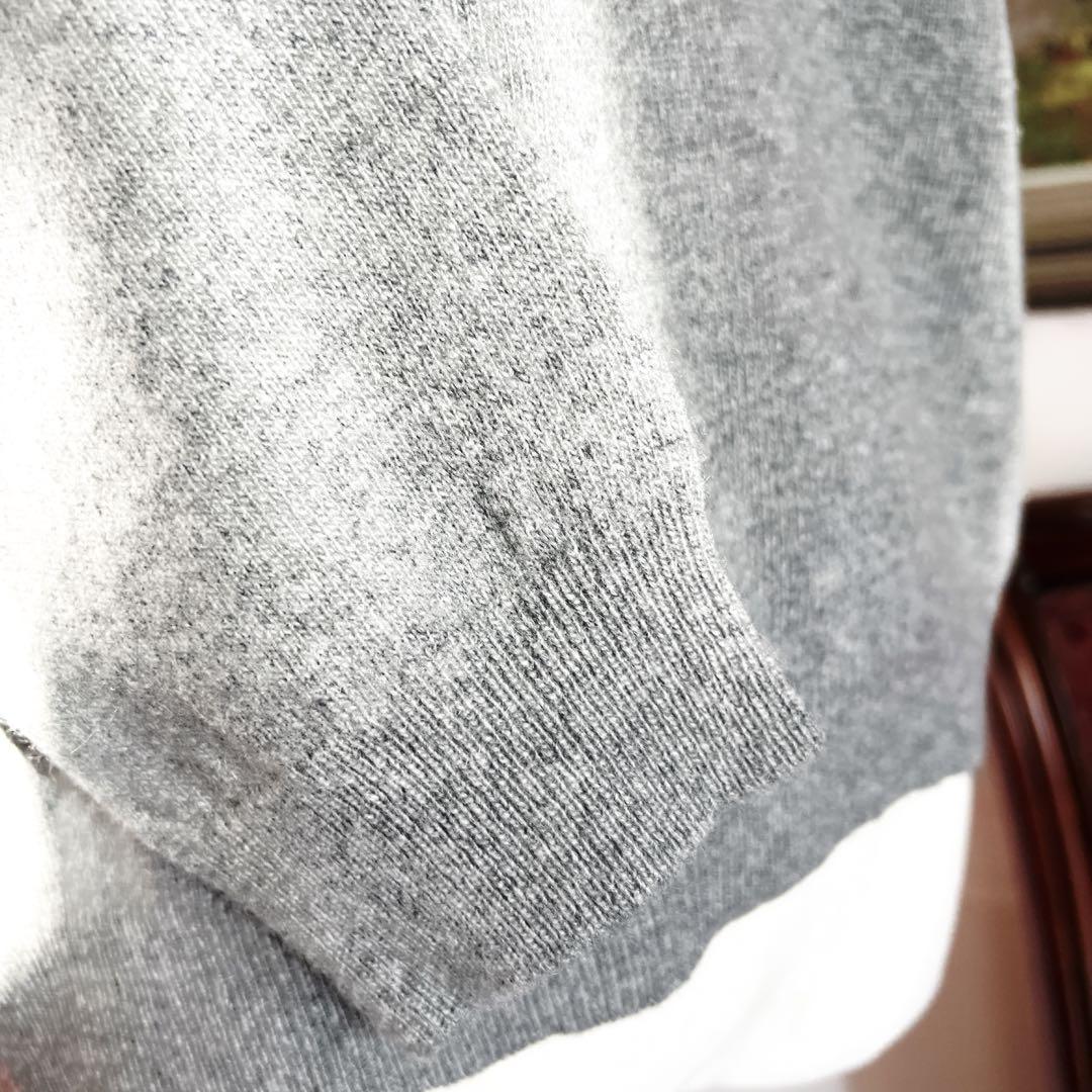 美品VALENTINO ヴァレンティノ ロゴ　インターシャ カシミヤ　セーター