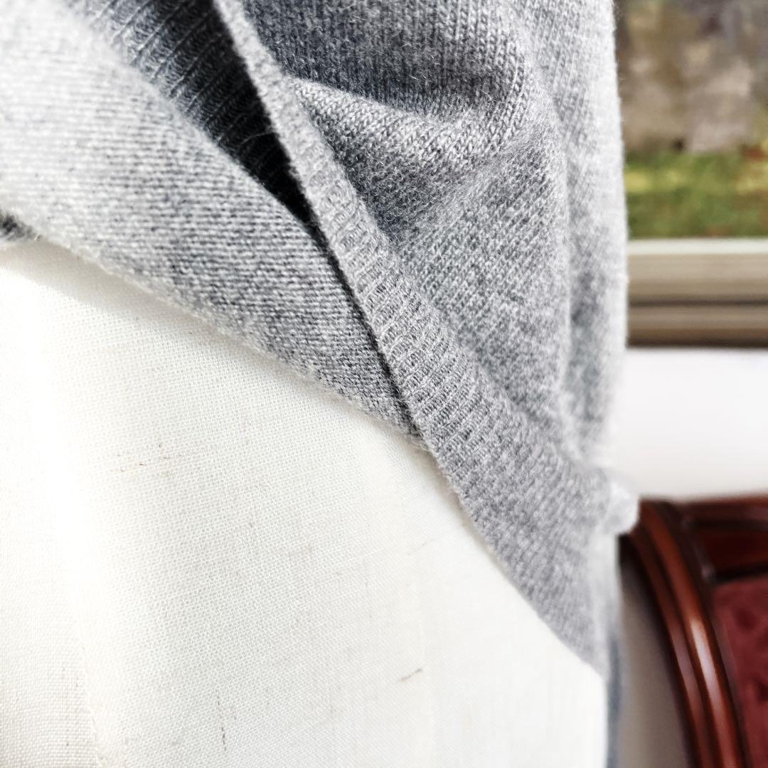 美品VALENTINO ヴァレンティノ ロゴ　インターシャ カシミヤ　セーター