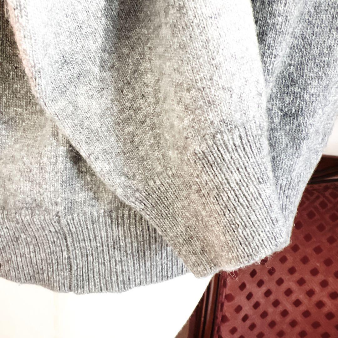 美品VALENTINO ヴァレンティノ ロゴ　インターシャ カシミヤ　セーター