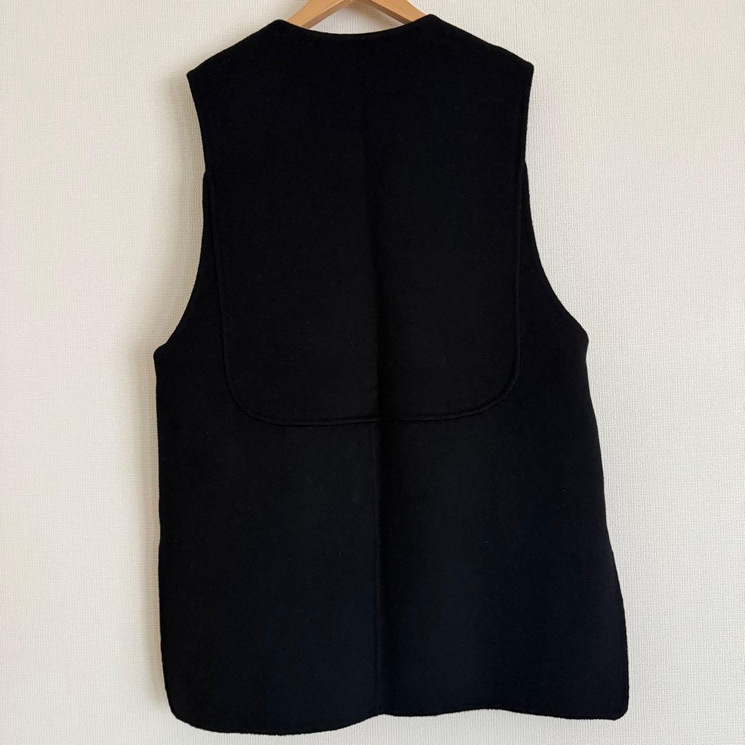 【美品】machatt リバーウールベスト ブラック