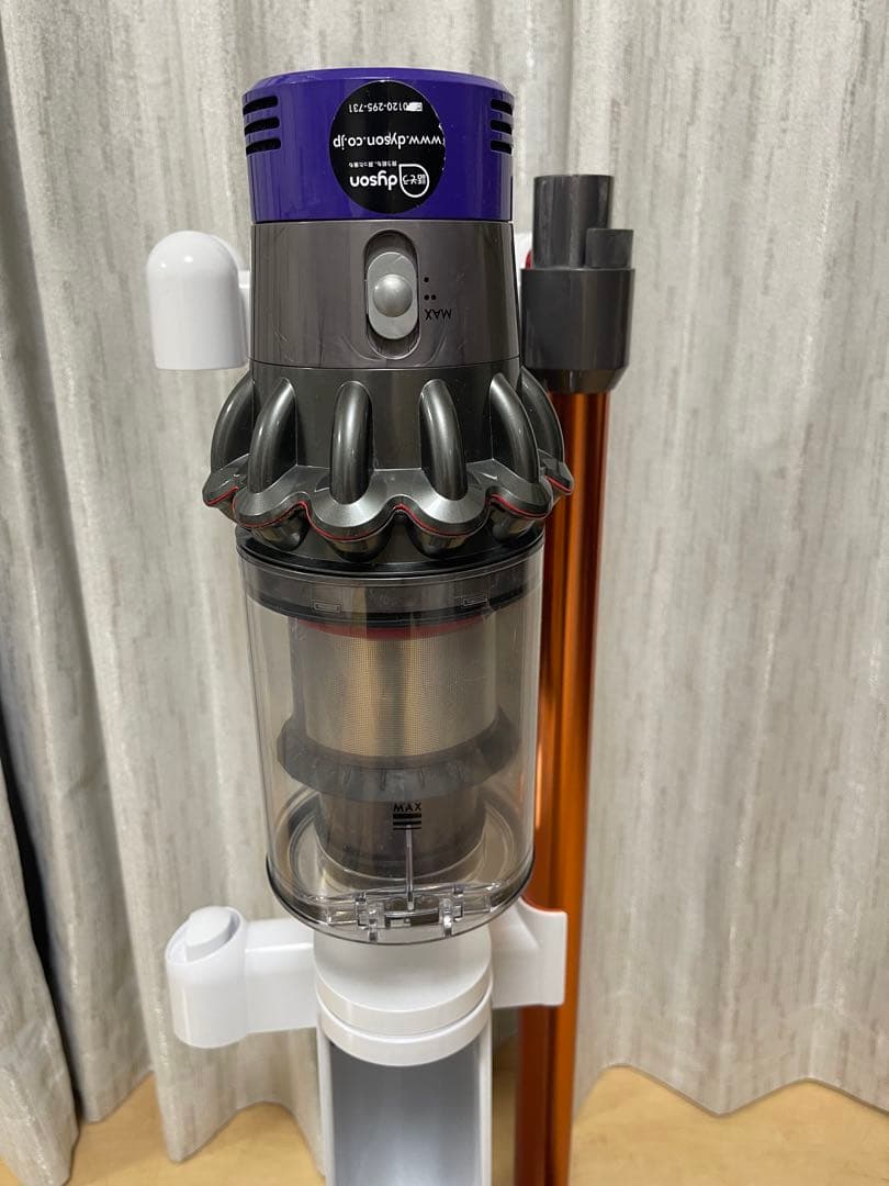 【美品】dyson V10 SV12　純正フロアドック付エコーモード63分