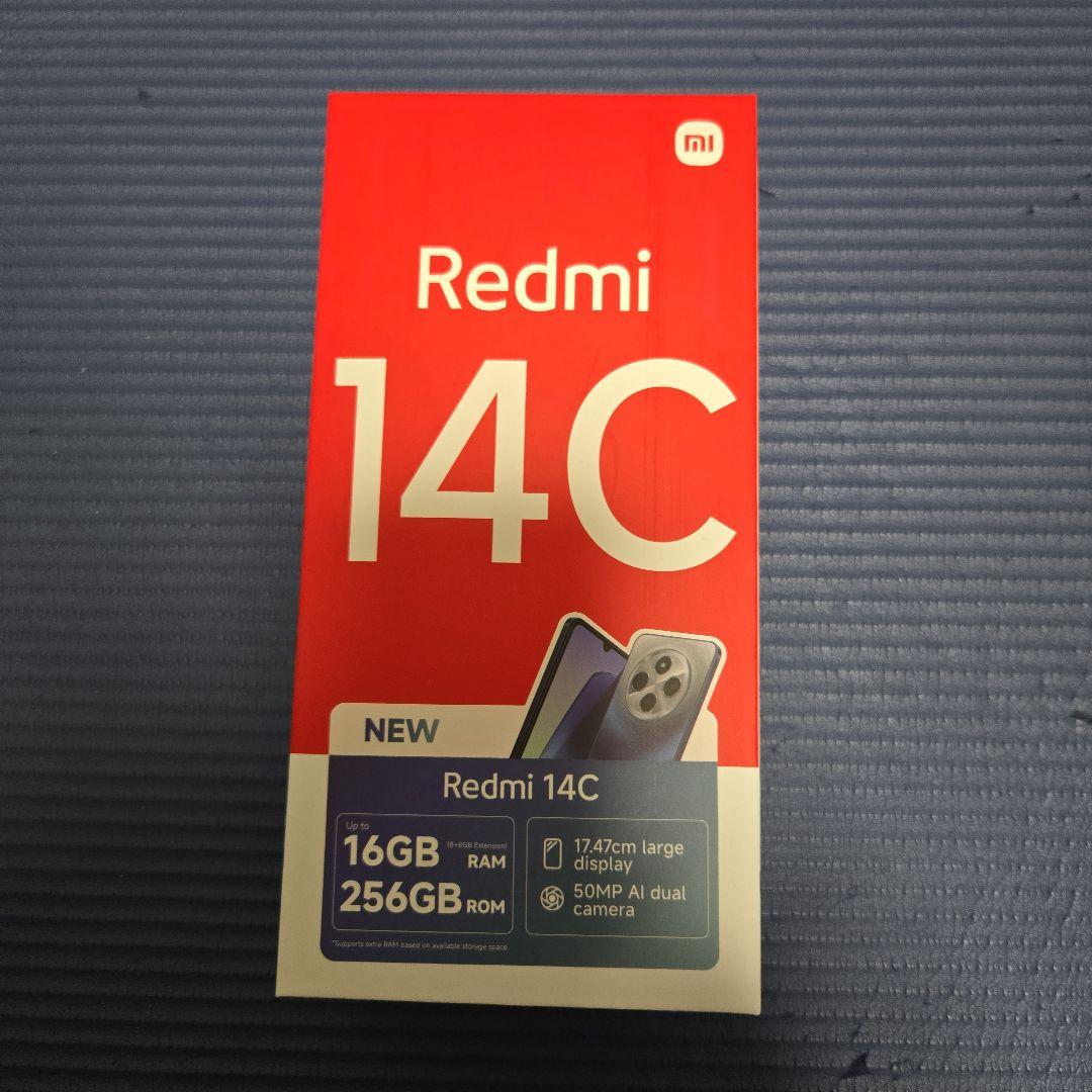 Redmi14C ミッドナイトブラック　8GB RAM 256GB ROM