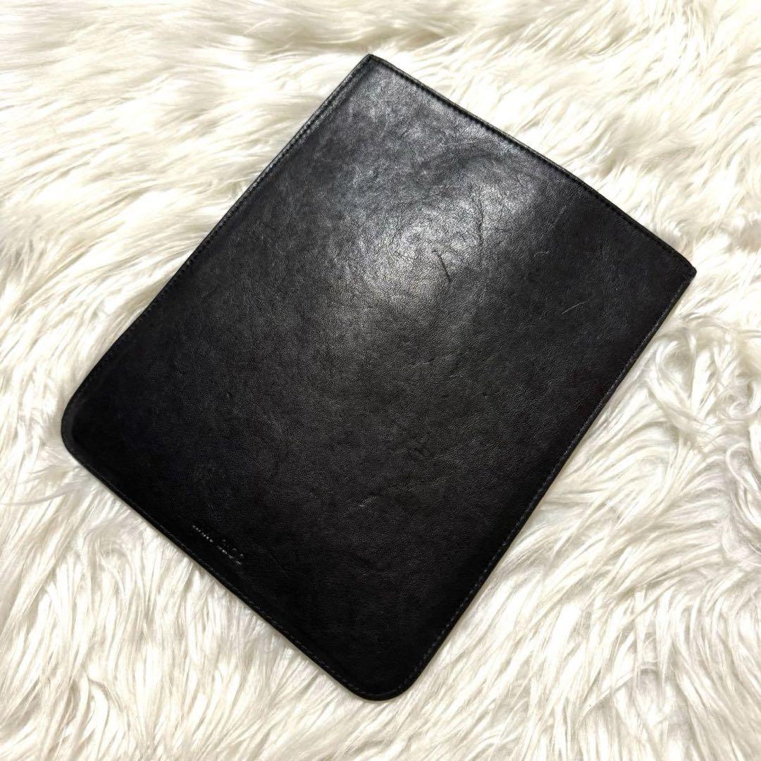Jimmy Choo ジミーチュウ レザー スタースタッズ iPadケース 黒