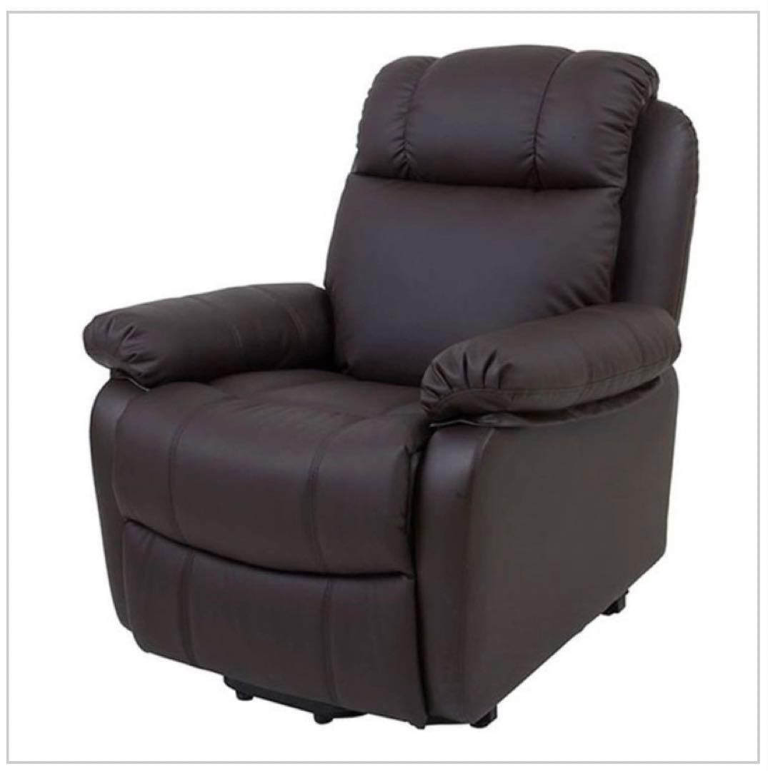 【新品】【未開封】電動ラウンジチェア SHIFFON Jr （ダークブラウン)