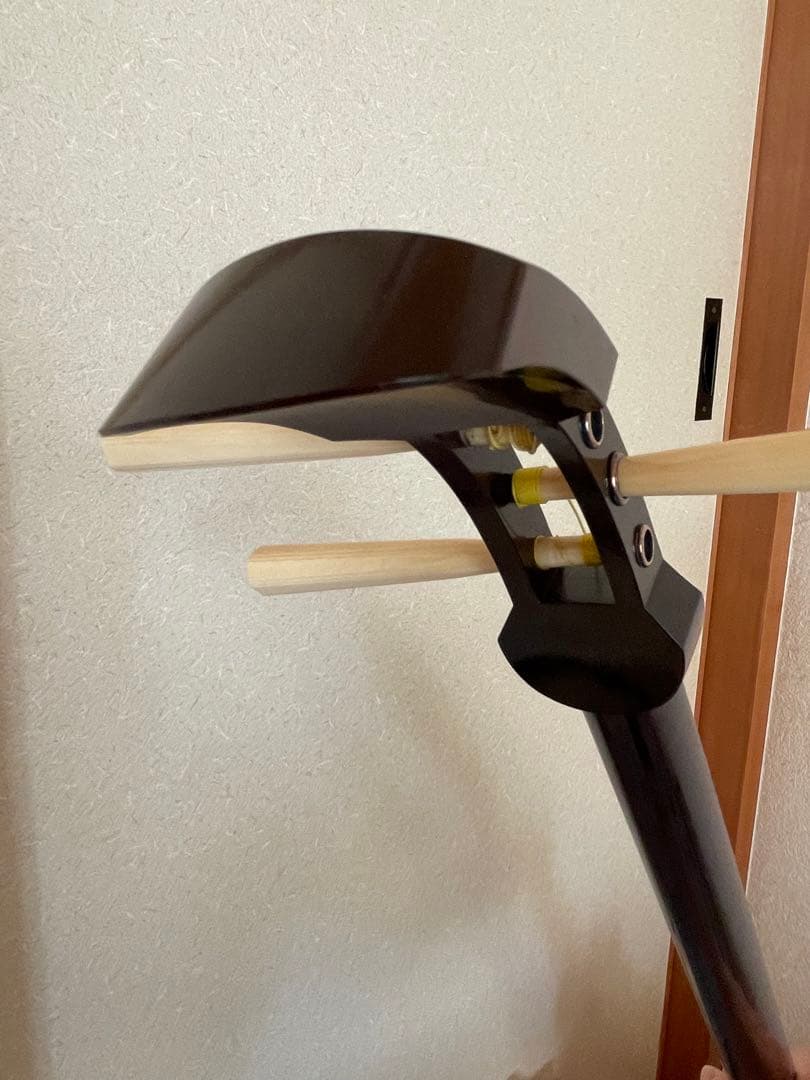 細棹三味線　紅木　金ボソ　綾杉胴　虎目　犬皮