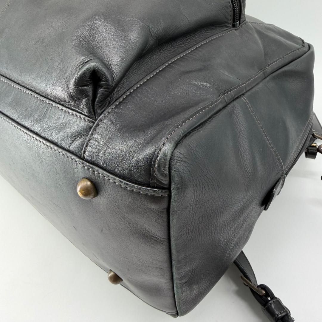 15747✨ポーターセルビーノ ボストンバッグ 大容量 旅行カバン レザー 黒