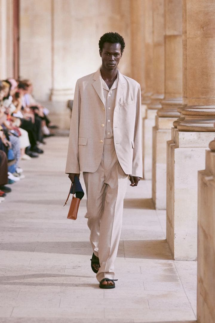 パンツ AURALEE 26SS TWIST CASHMERE PORA SLACKS