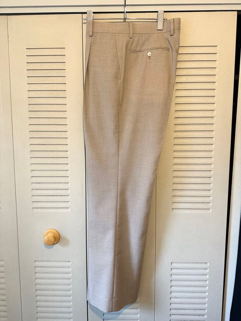 パンツ AURALEE 26SS TWIST CASHMERE PORA SLACKS