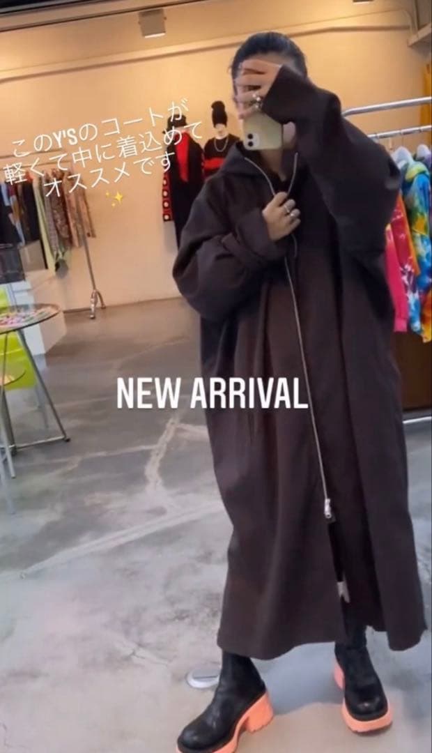 Y's モッズコート フード付き