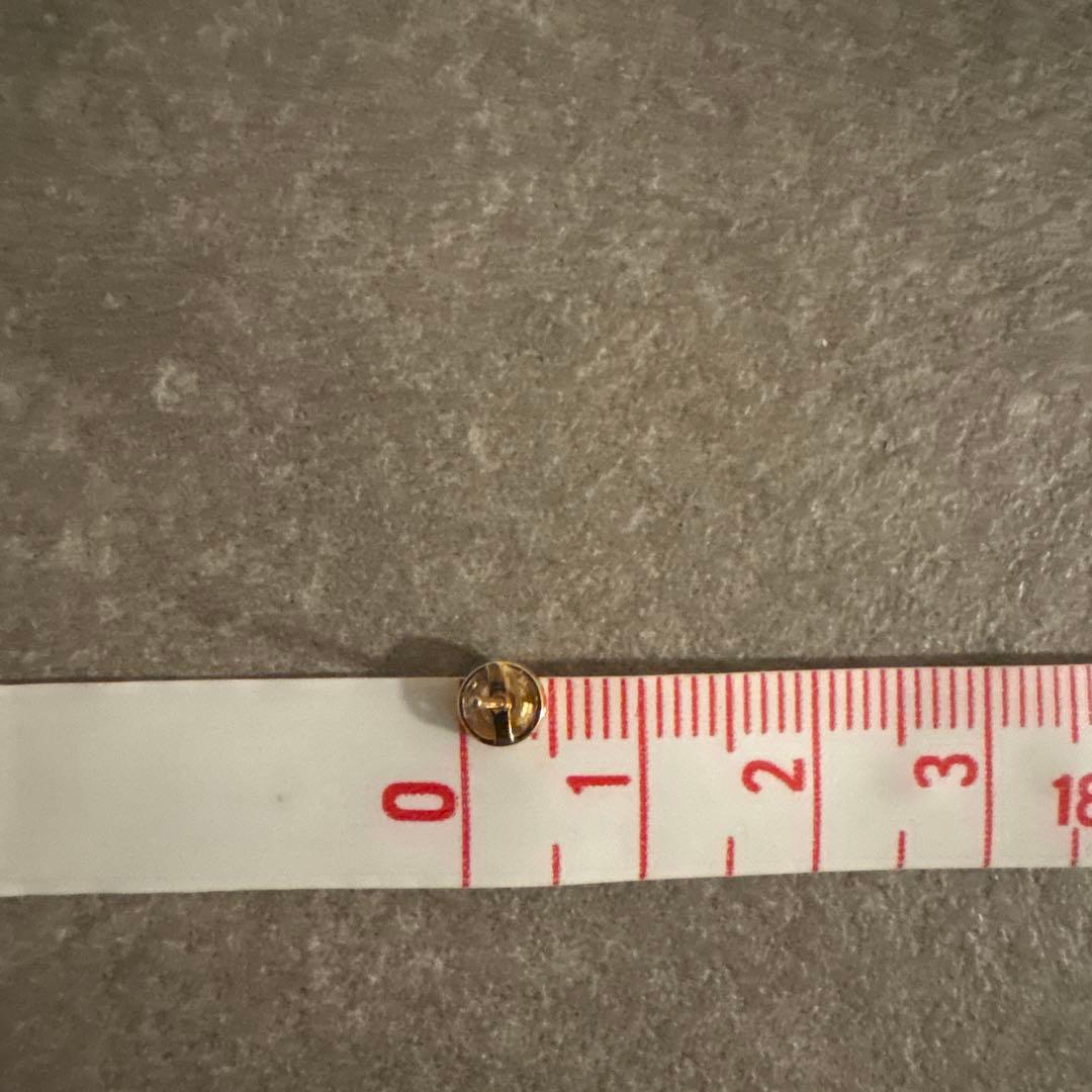 TSUTSUMI❤︎ダイヤモンドピアス　片耳　イエローゴールド　18K YG