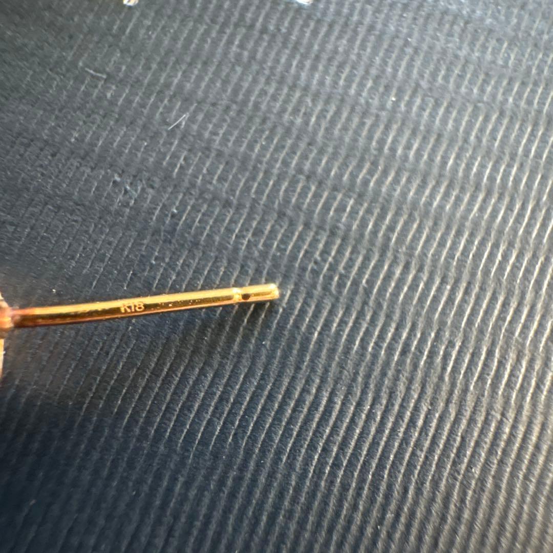 TSUTSUMI❤︎ダイヤモンドピアス　片耳　イエローゴールド　18K YG