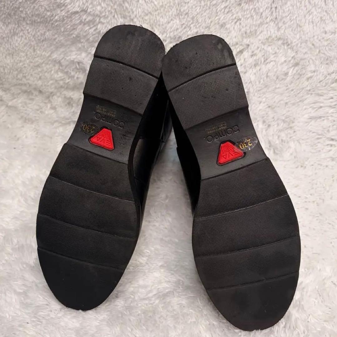 【美品】コンポジションナイン フロントジップコンフォートショートブーツ　23cm