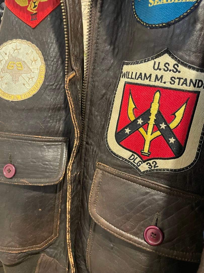 AVIREX トップガン G-1 革ジャン　ビンテージ　xsサイズ