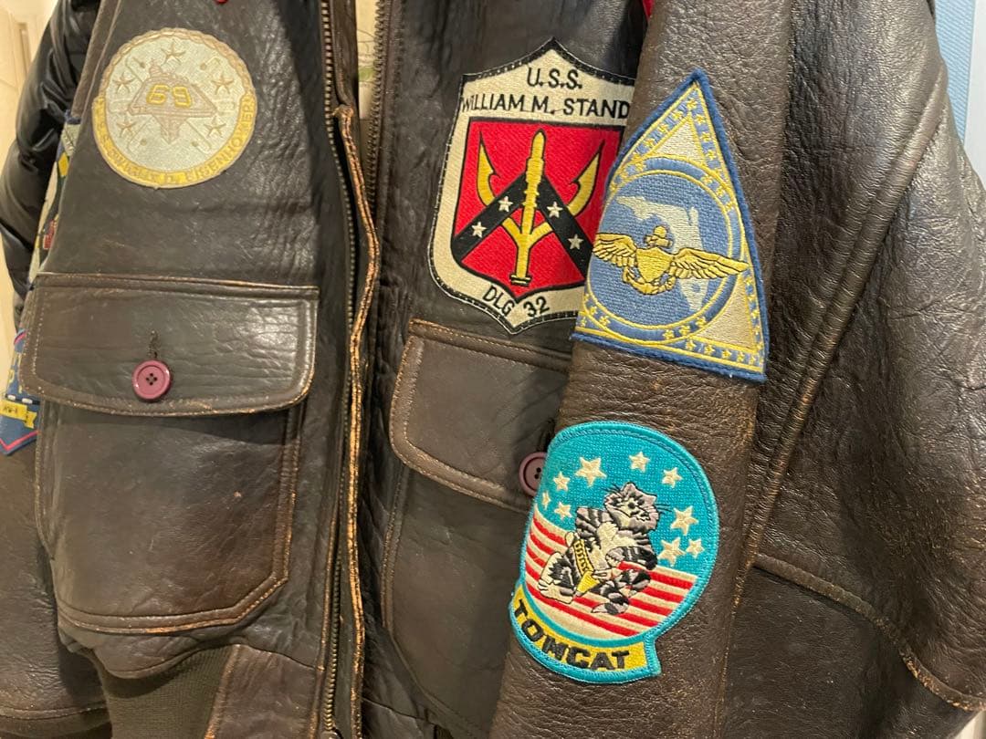 AVIREX トップガン G-1 革ジャン　ビンテージ　xsサイズ