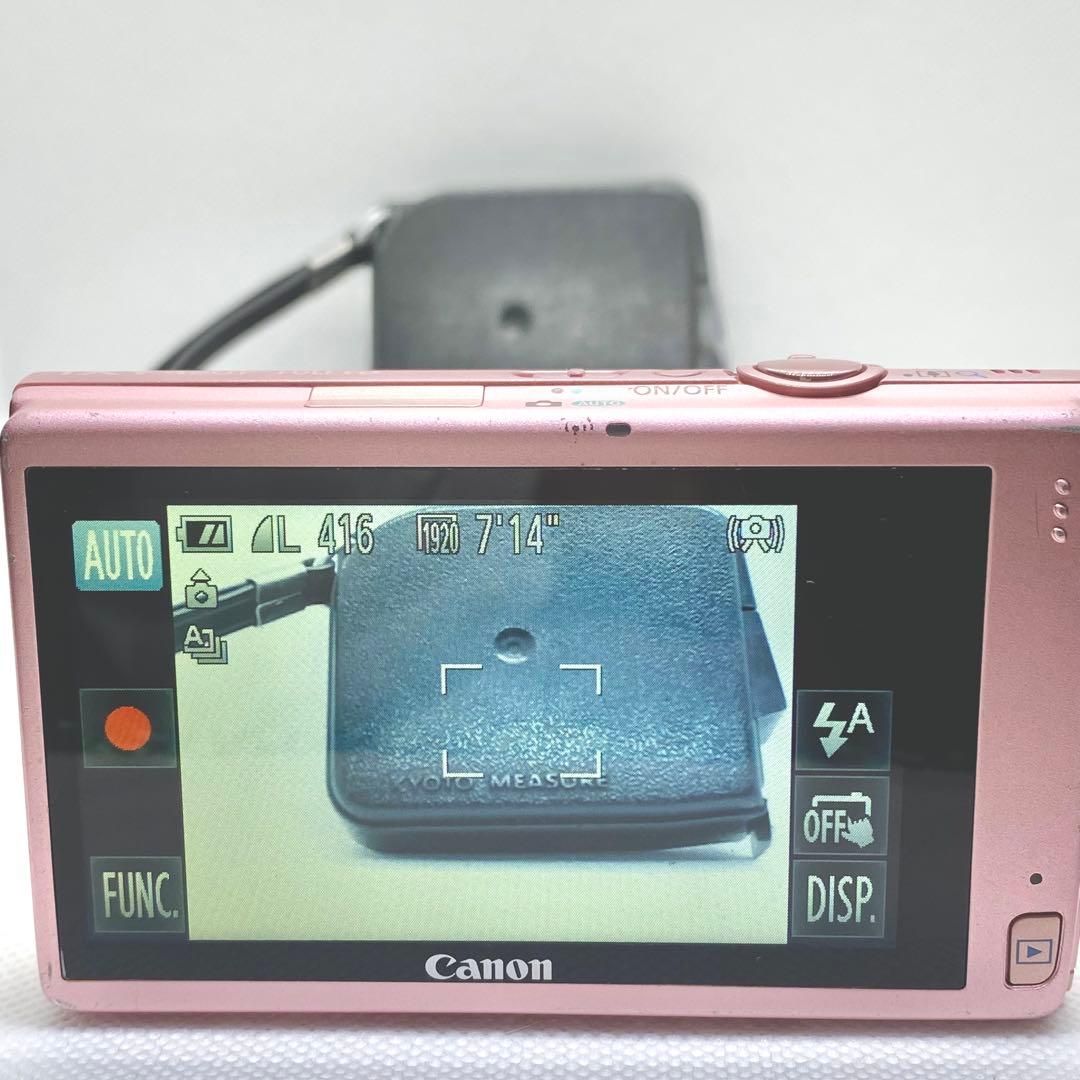 【動作品】Canon IXY 420F コンパクトデジタルカメラ　ピンク