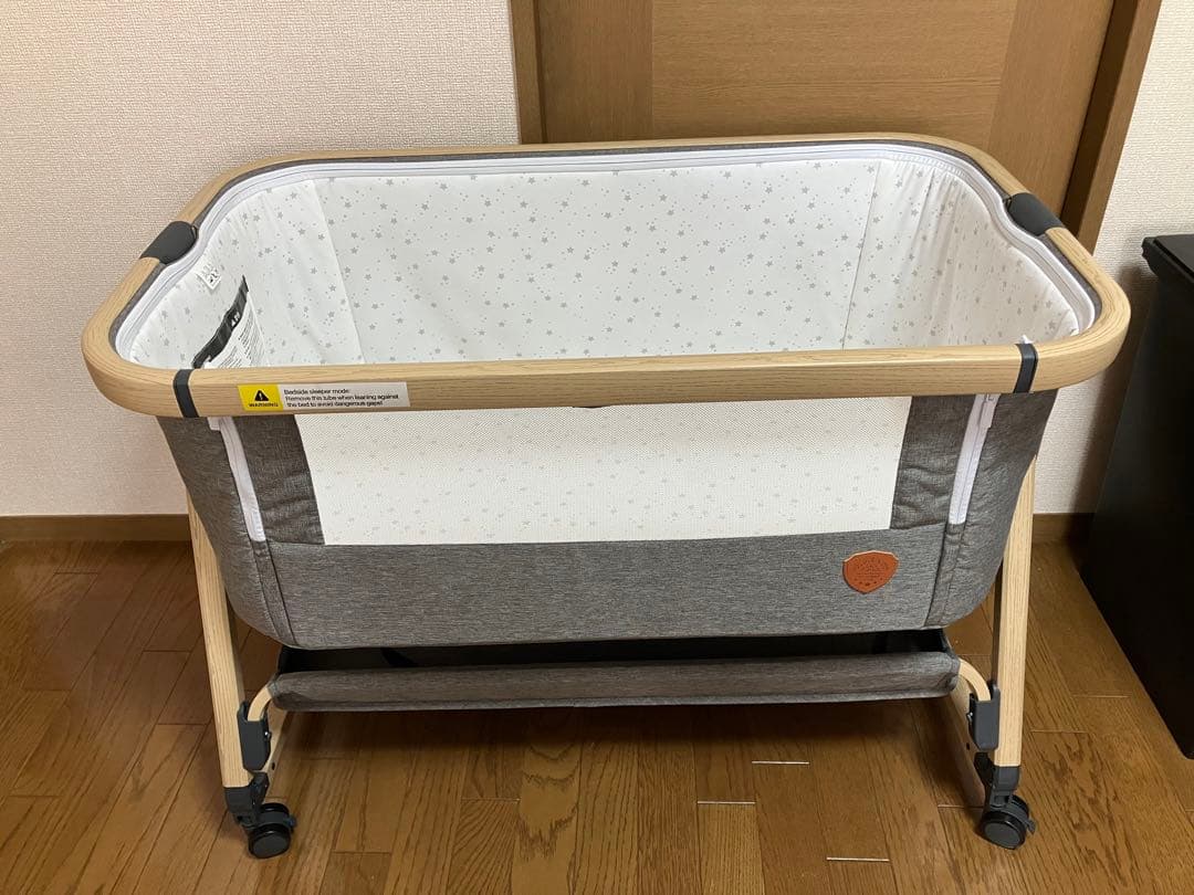 ベビーベッド　HZDMJ グレー
