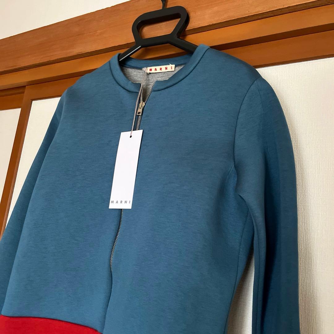 マルニ ボンディング ジャケット レーヨン ブルゾン イタリア製