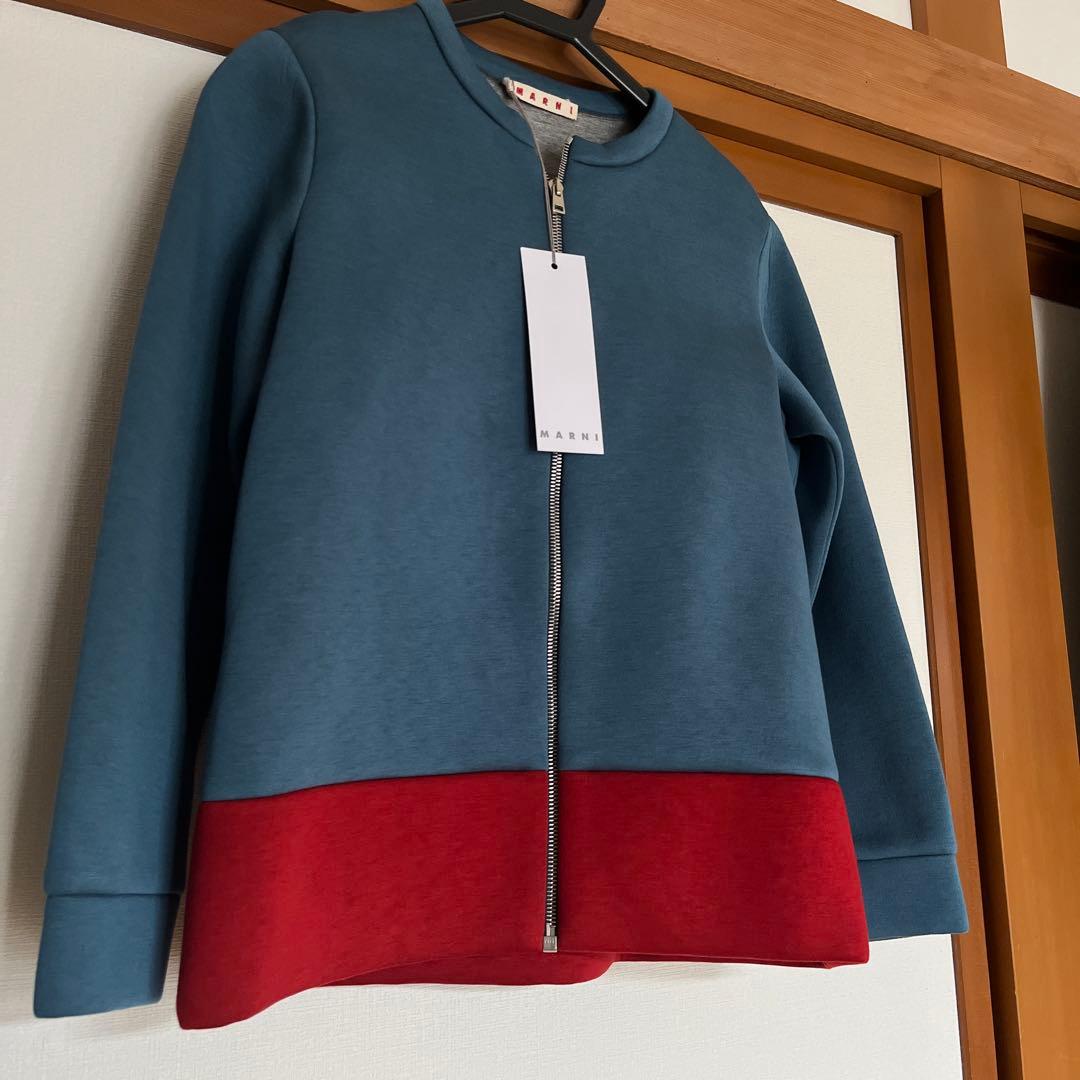 マルニ ボンディング ジャケット レーヨン ブルゾン イタリア製