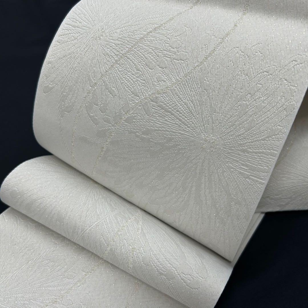 浴衣　夏　単着物　白×黒　吸湿速乾　半身仕立て　片身替わり　帯　0707③