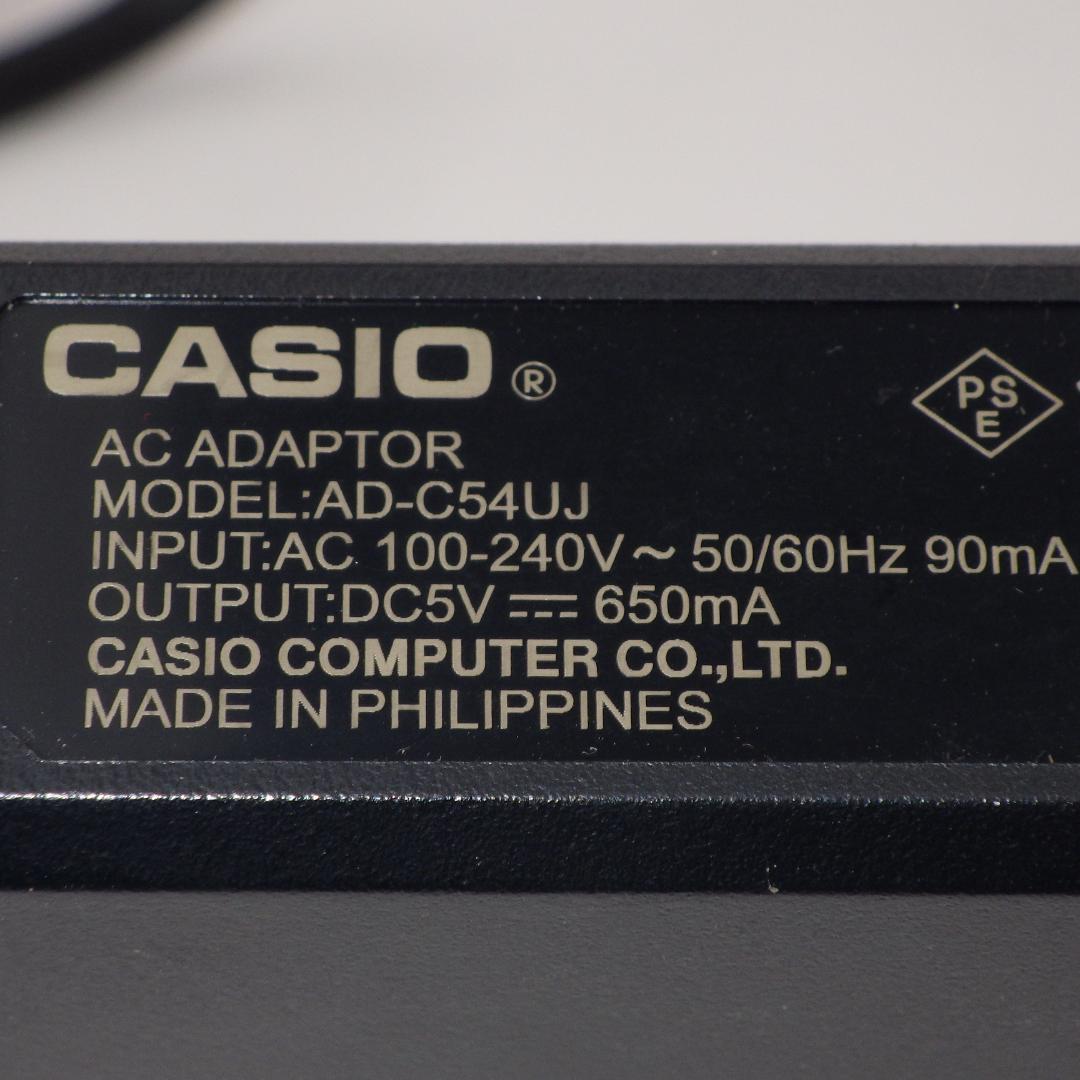 CASIO ACアダプタ AD-C54UJ 中古品 F2655
