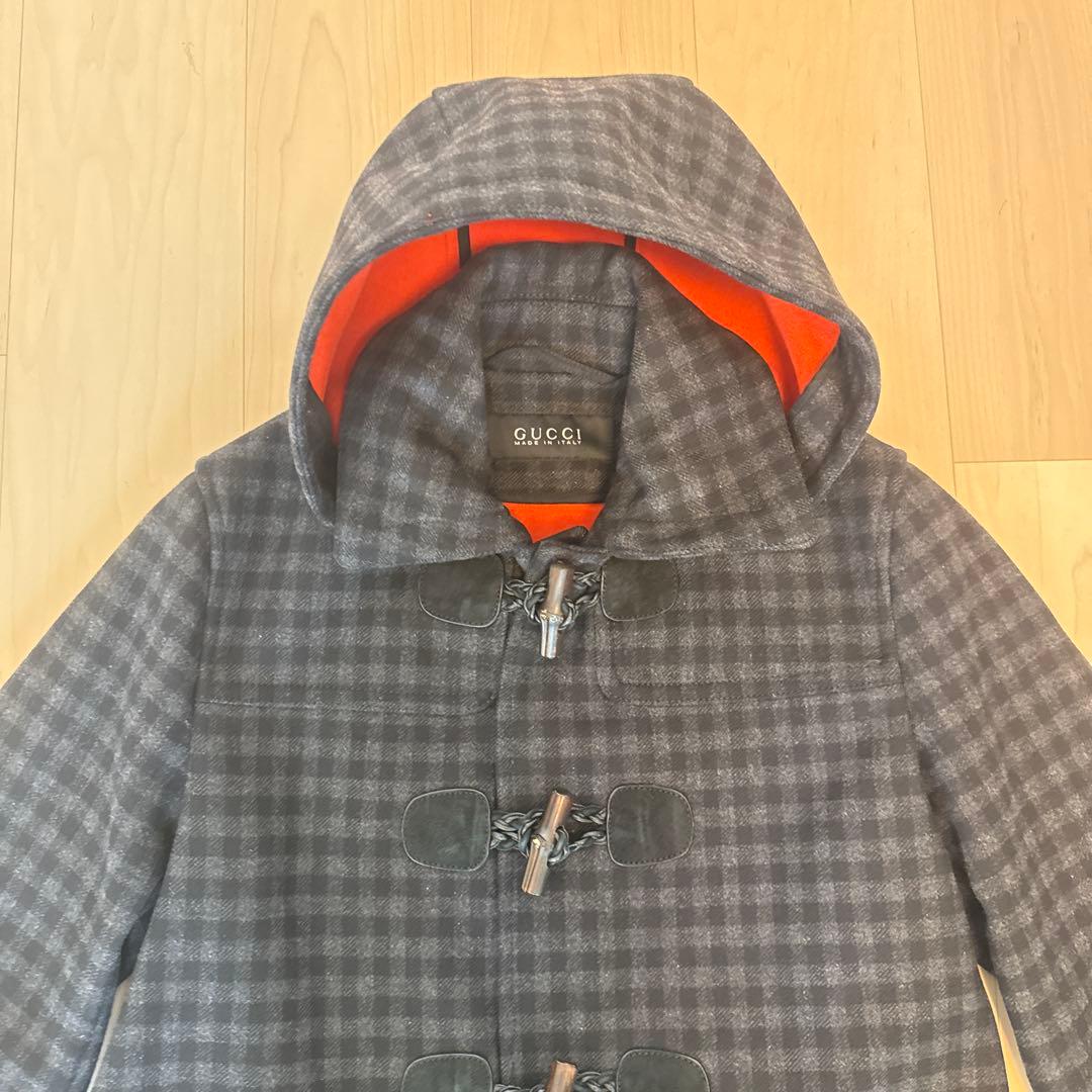 ねこのしもべ【新品】GUCCI フーディダッフルコート