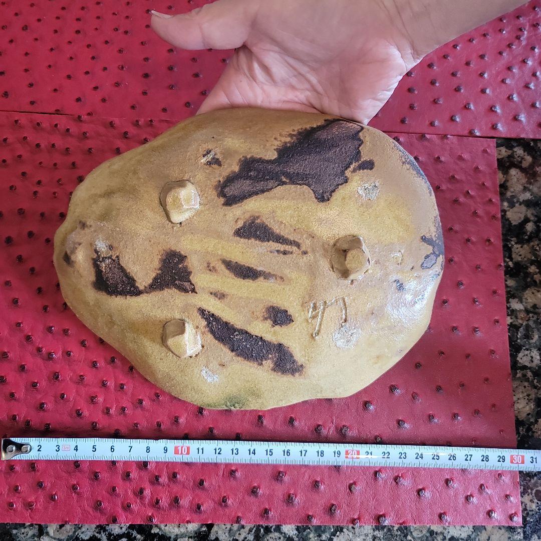 各務 周海 黄瀬戸木葉皿