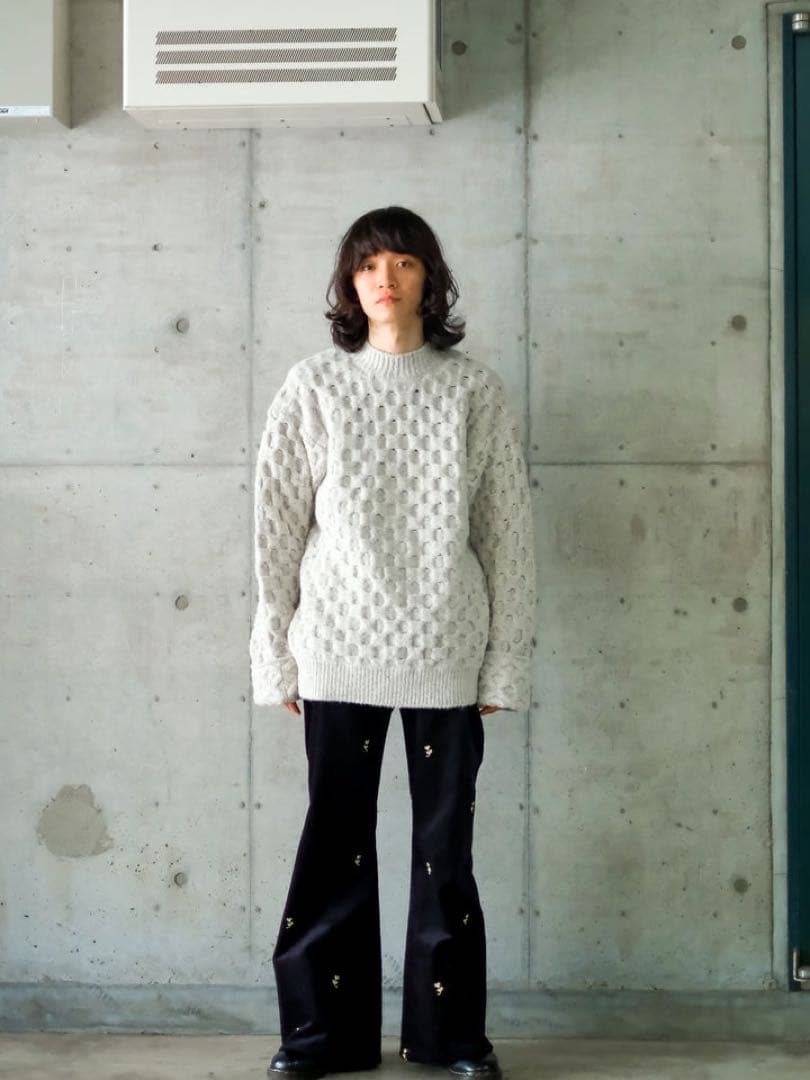 【MASU】21AW SEAMLESS BELL BOTTOM TROUSERS