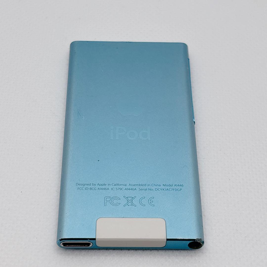 【良品】Apple iPod nano 第7世代 16GB MD477J ブルー