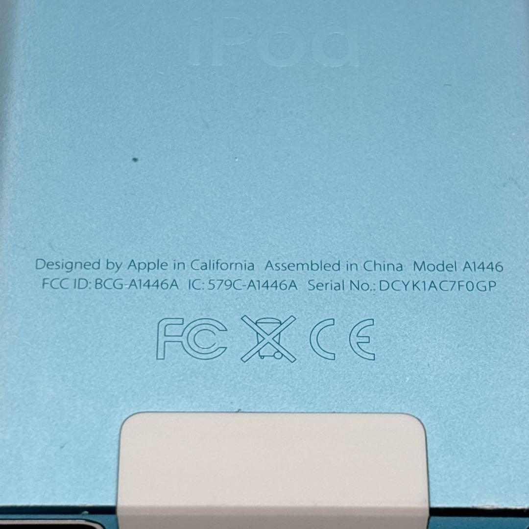 【良品】Apple iPod nano 第7世代 16GB MD477J ブルー