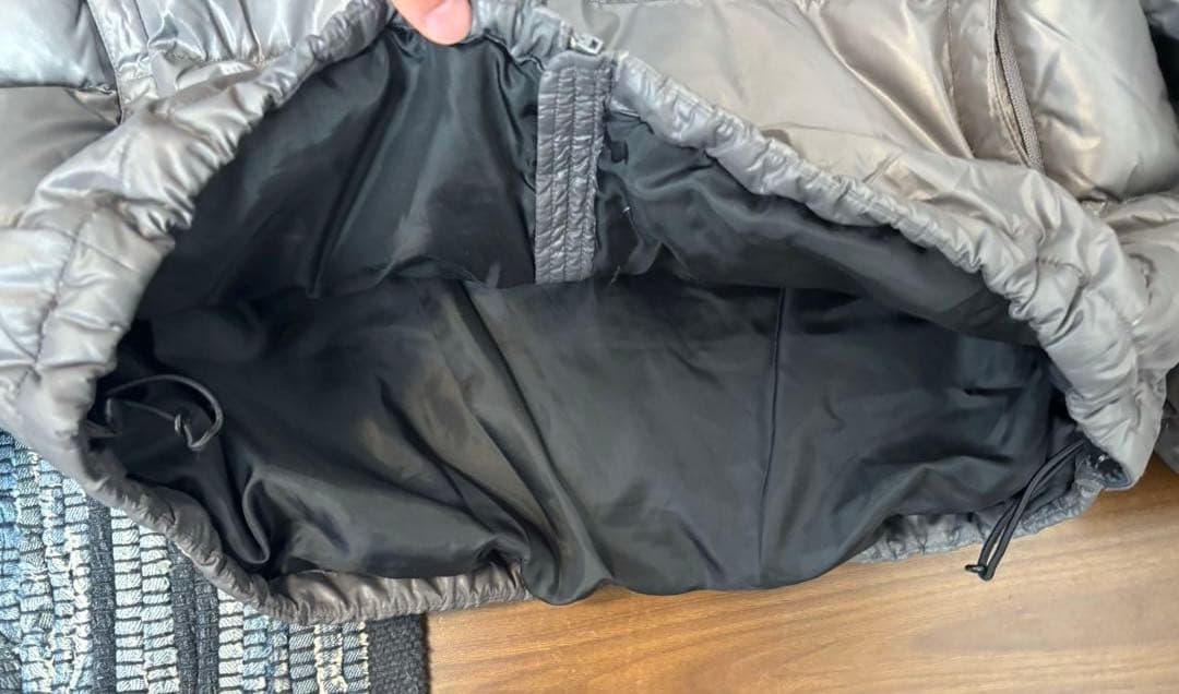 希少 90s Carhartt 2WAY ダウンジャケット グレー テック系