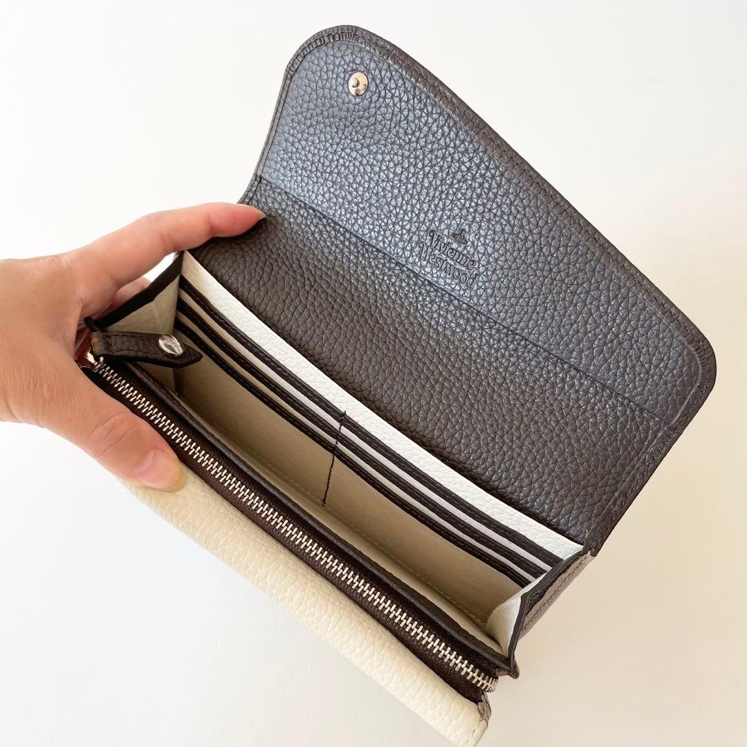 まだまだ使える❤︎ ヴィヴィアン ウエストウッド 長財布 ダブルフラップ 黒